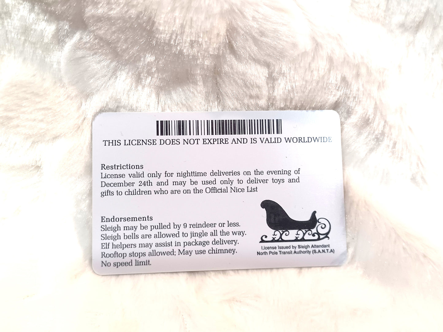 African American Santa License