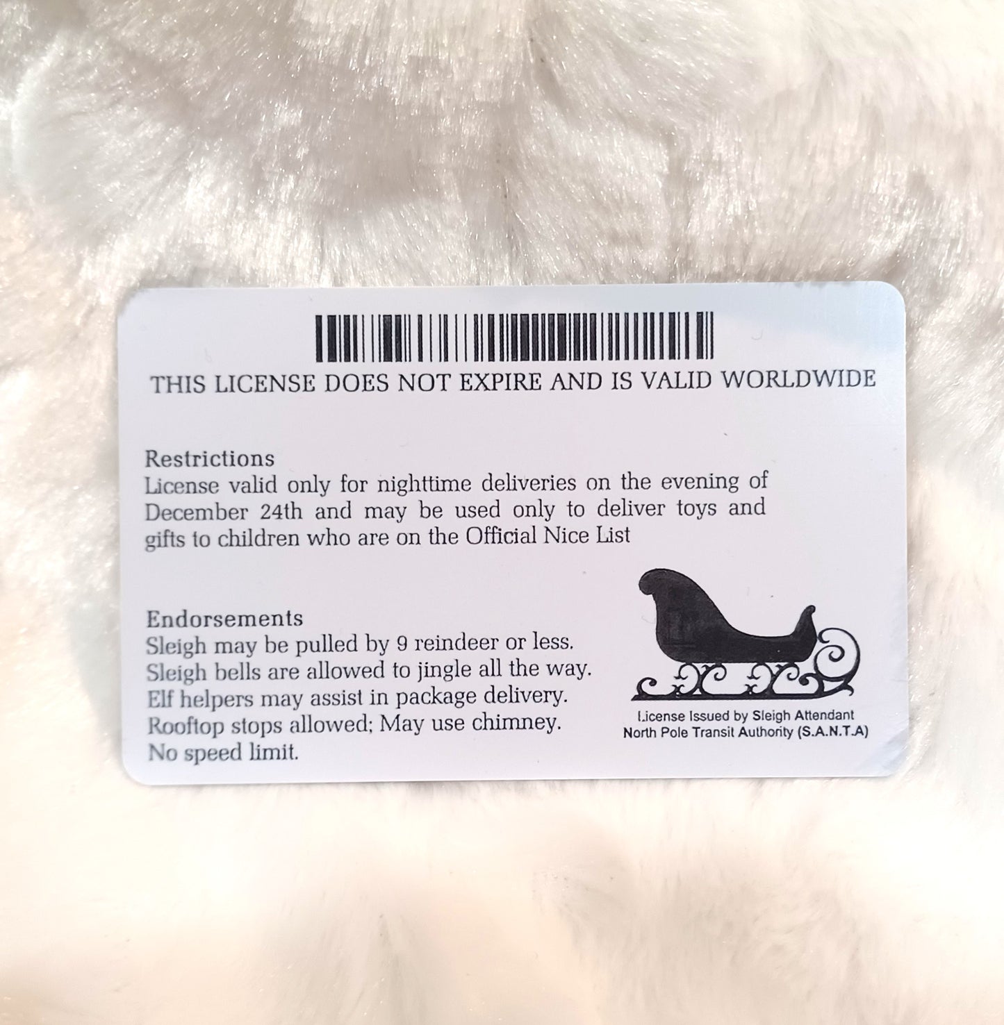 African American Santa License