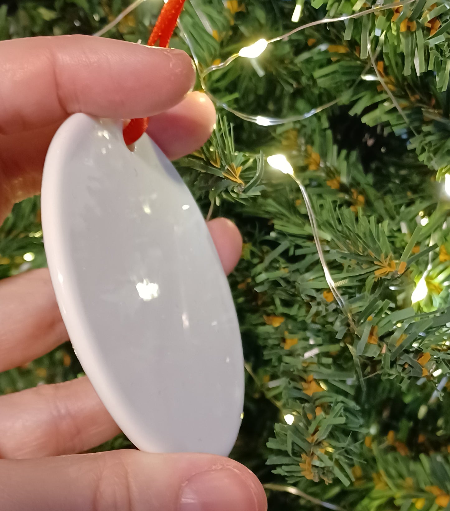3D Santa Coming Down the Chimney Christmas Ornament