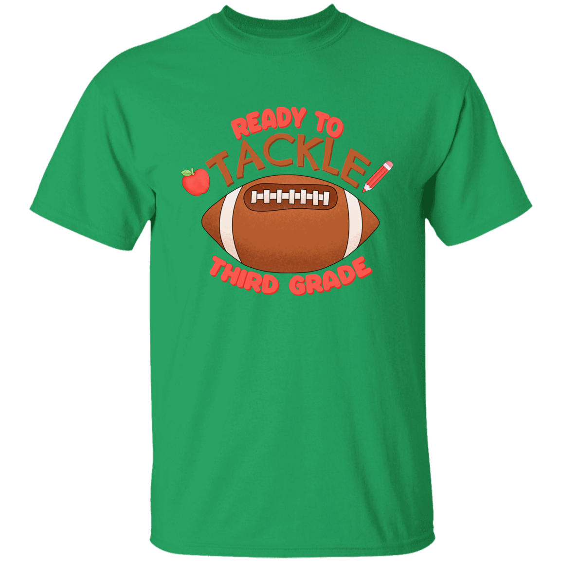 Ready to Tackle Third Grade Youth Cotton T-Shirt