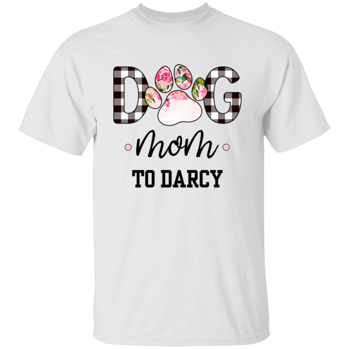 Personalized Dog Mom T-Shirt