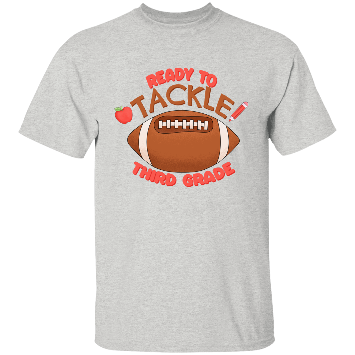 Ready to Tackle Third Grade Youth Cotton T-Shirt