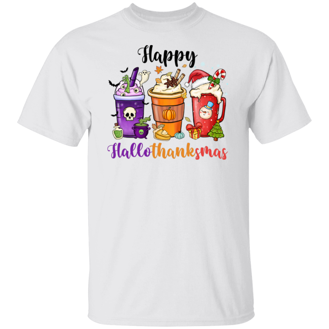 Hallothanksmas 5.3 oz. T-Shirt