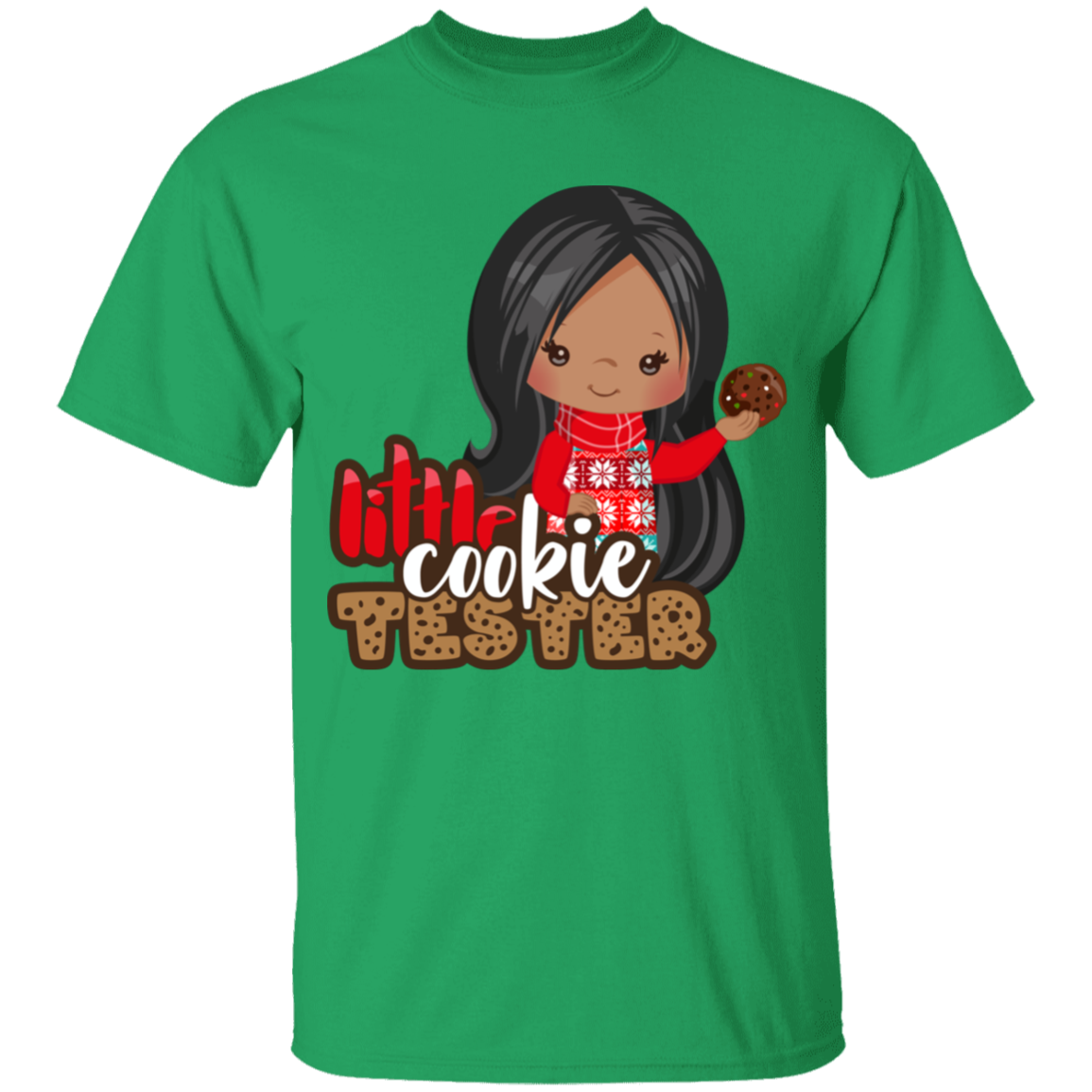 Little Cookie Tester Girl Cotton T-Shirt