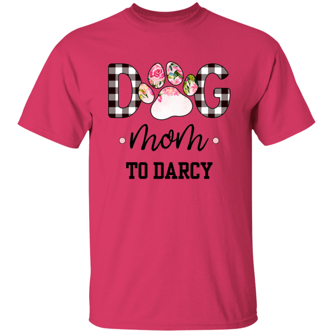 Personalized Dog Mom T-Shirt
