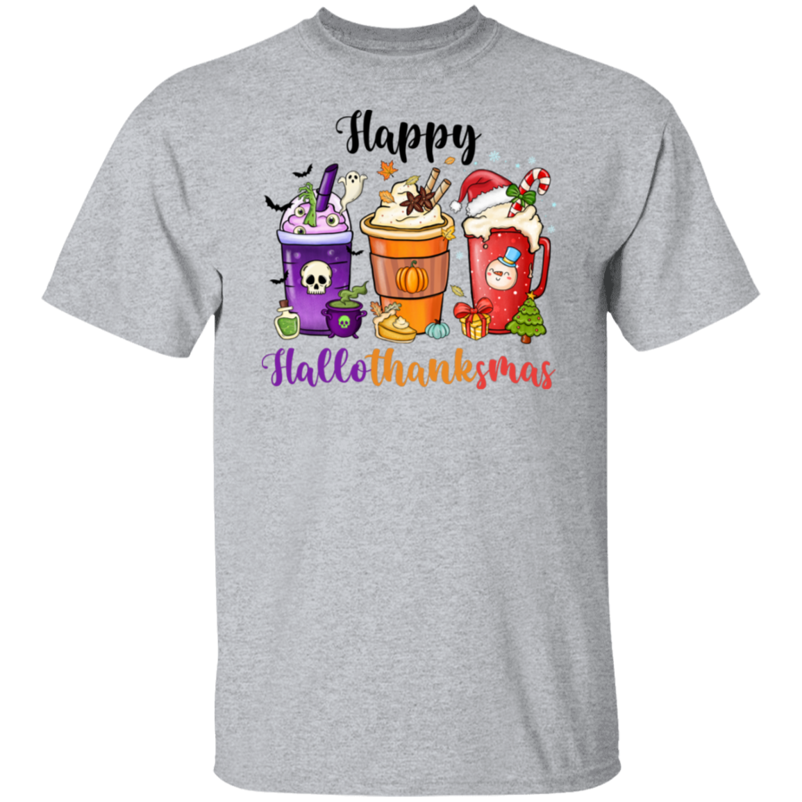 Hallothanksmas 5.3 oz. T-Shirt