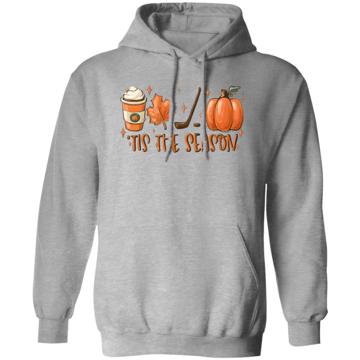 Tis the Season Hockey Pullover Hoodie