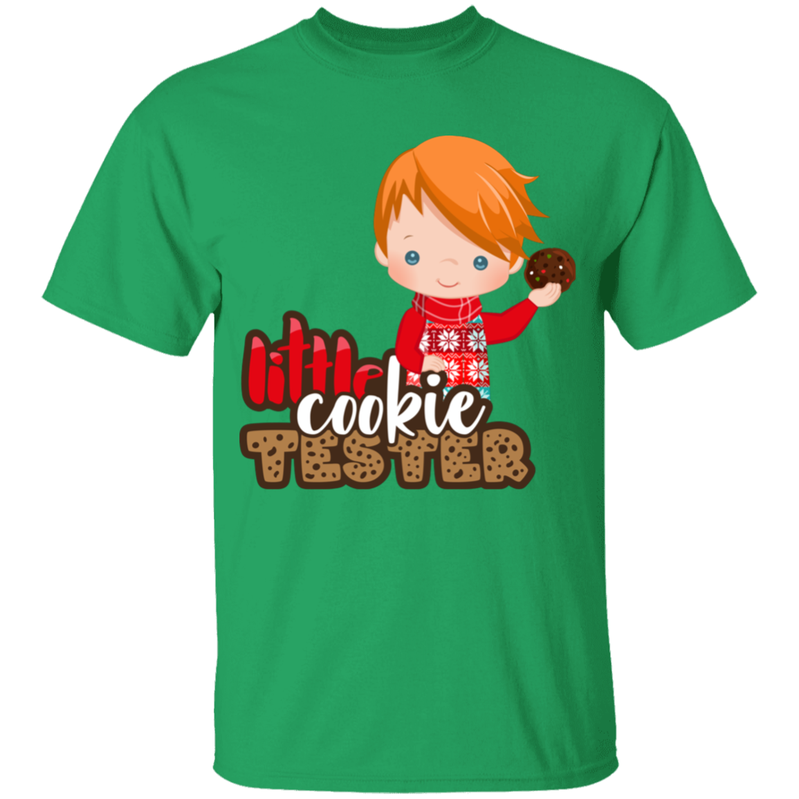 Little Cookie Tester Red Hair Boy 100% Cotton T-Shirt