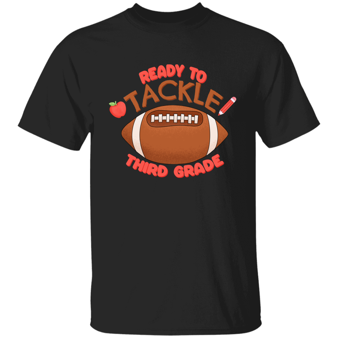 Ready to Tackle Third Grade Youth Cotton T-Shirt