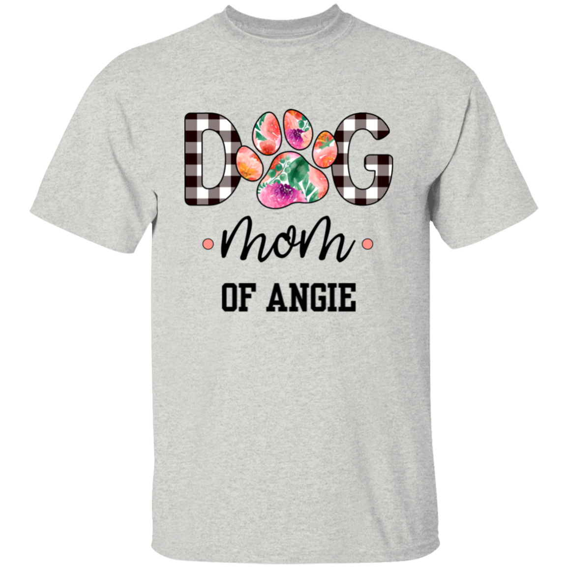 Dog Mom Personalized T-Shirt