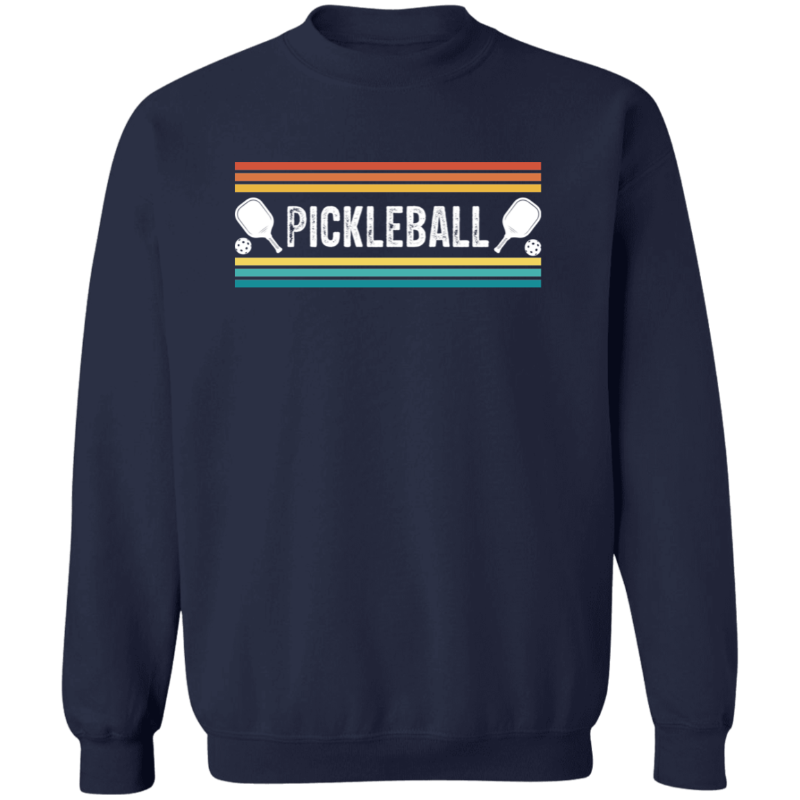 Pickleball Power Play Crewneck Pullover Sweatshirt