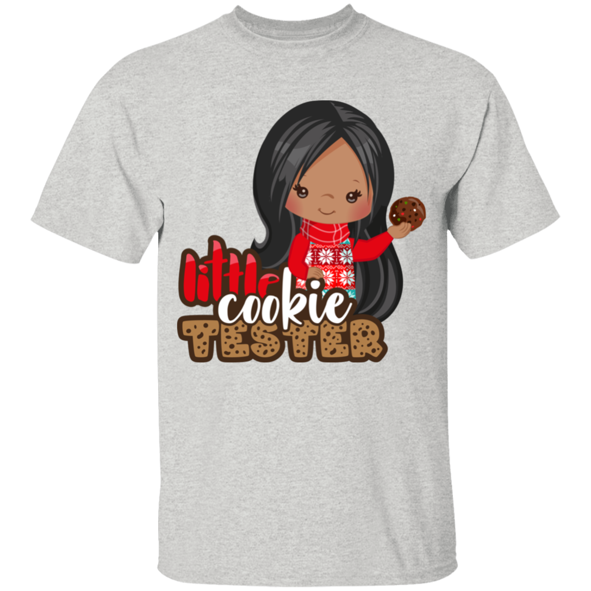 Little Cookie Tester Girl Cotton T-Shirt