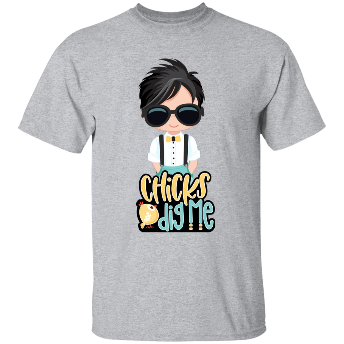 Chicks Dig Me Youth 5.3 oz 100% Cotton T-Shirt