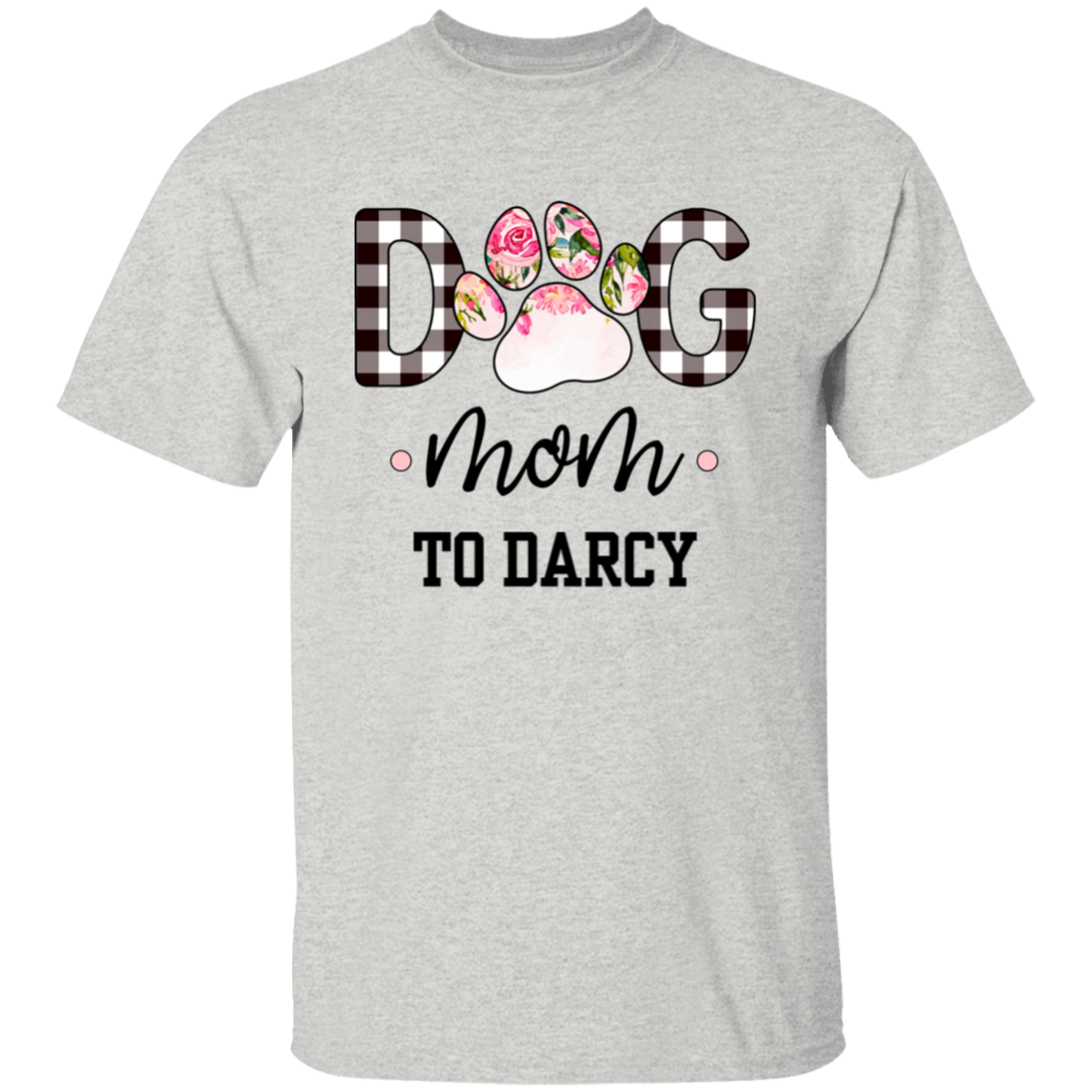 Personalized Dog Mom T-Shirt
