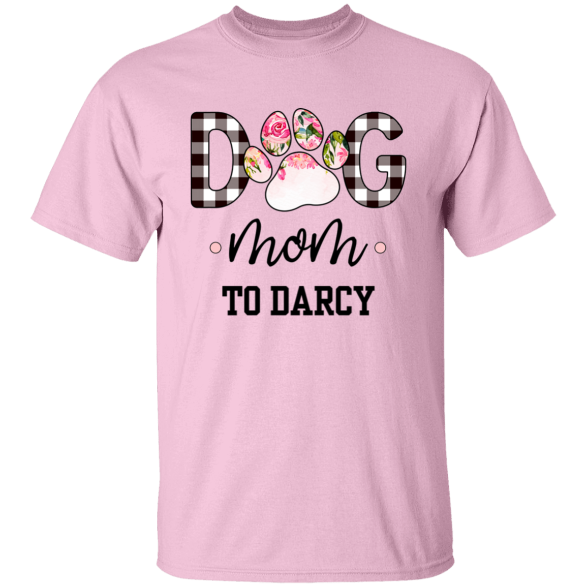 Personalized Dog Mom T-Shirt
