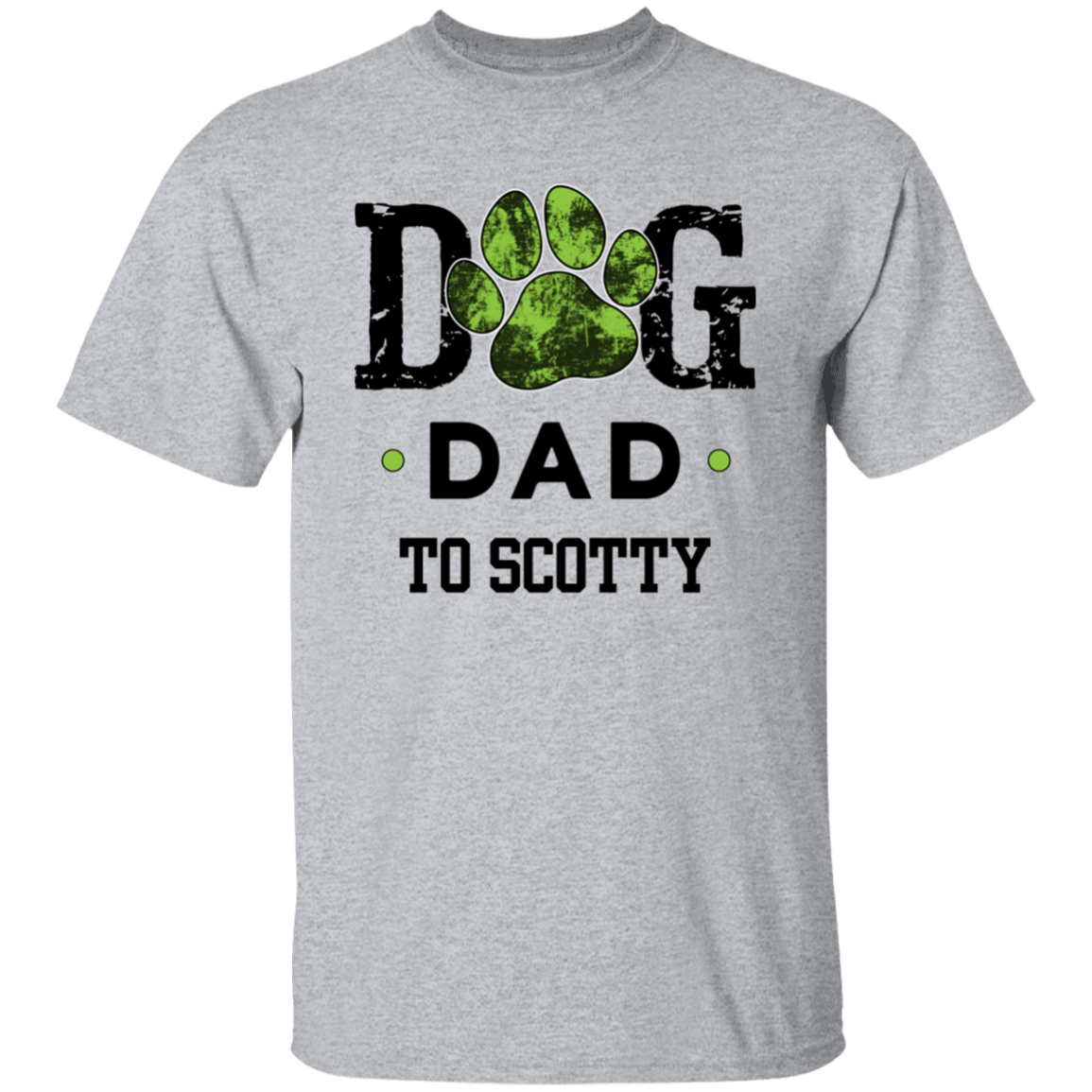 Personalized Dog Dad T-Shirt