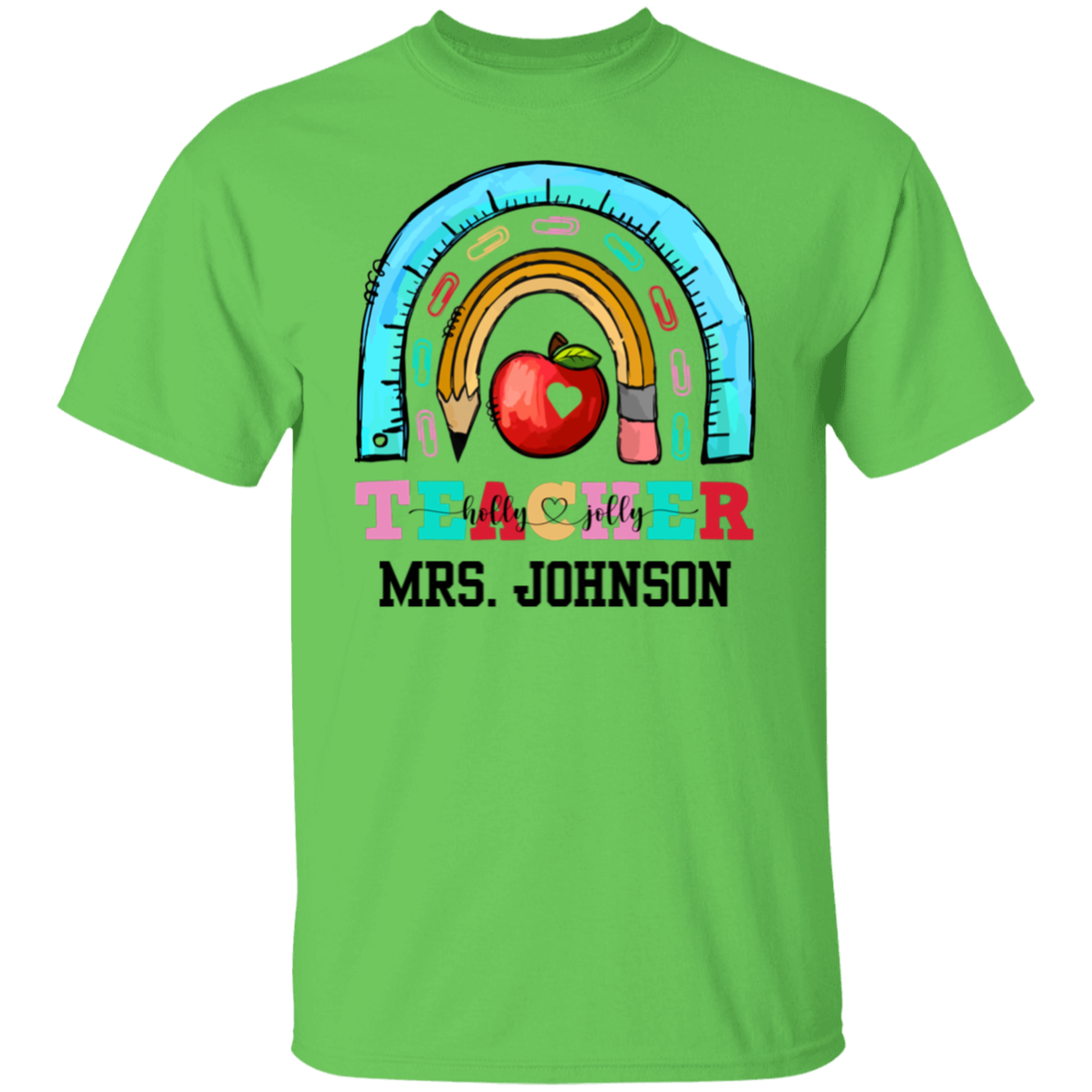 Personalized Teacher T-Shirt