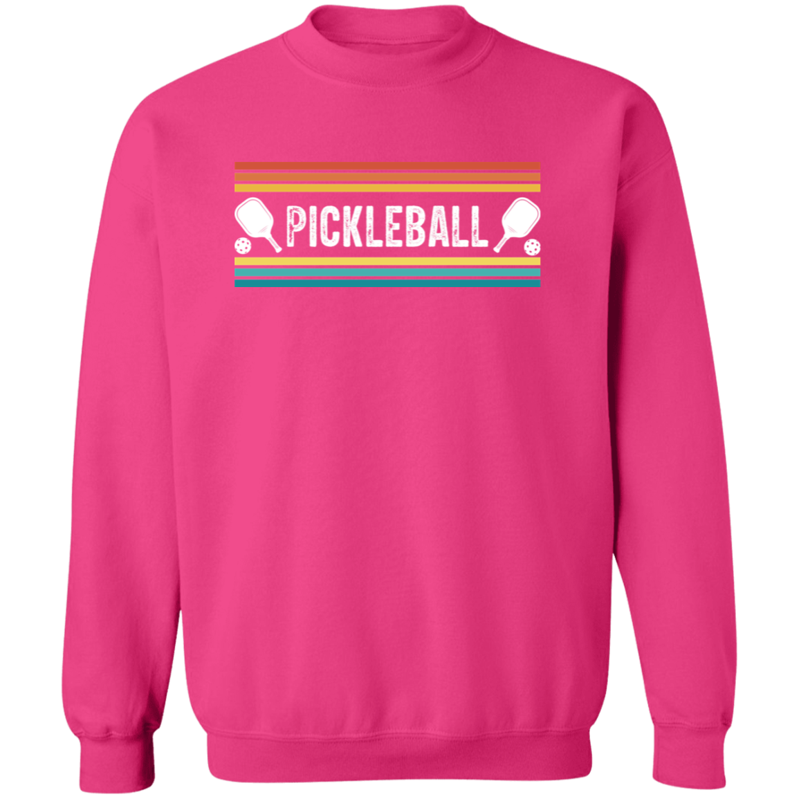 Pickleball Power Play Crewneck Pullover Sweatshirt