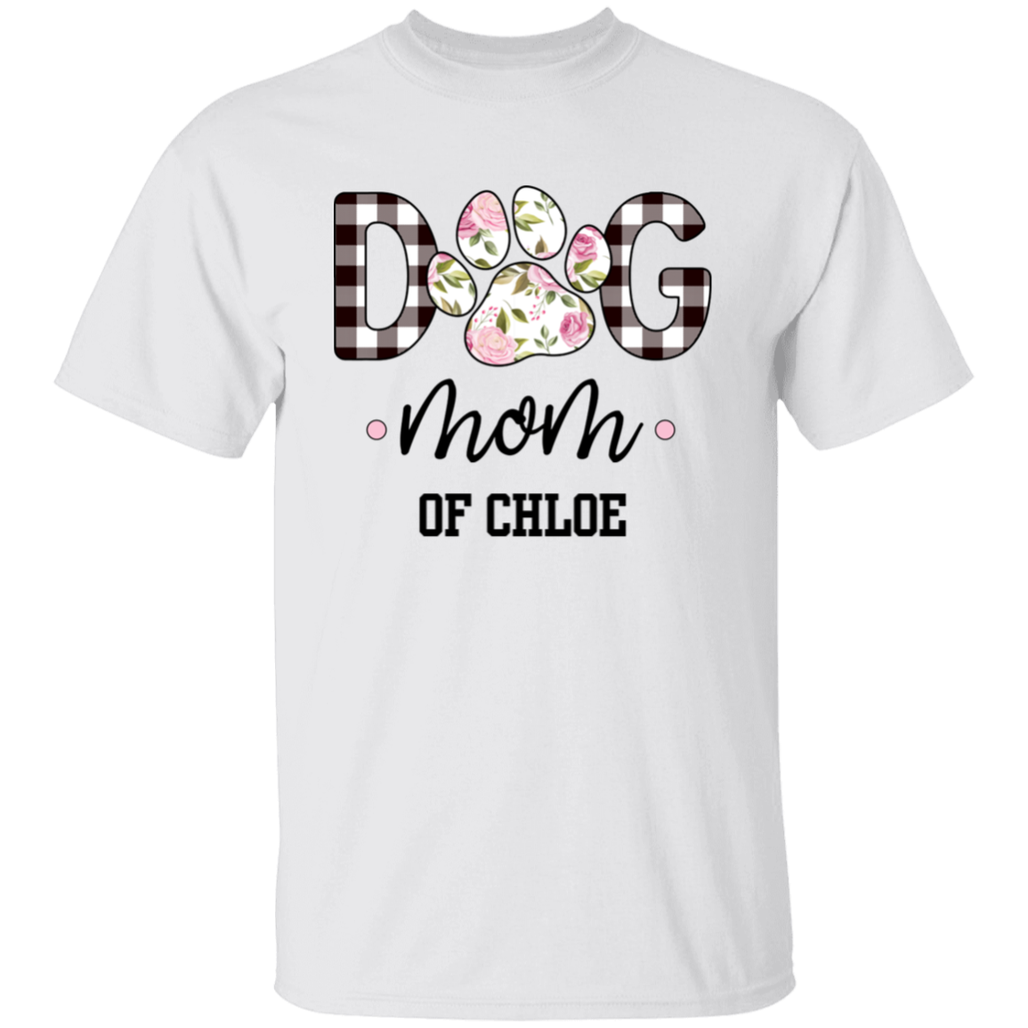 Dog Mom Personalized T-Shirt