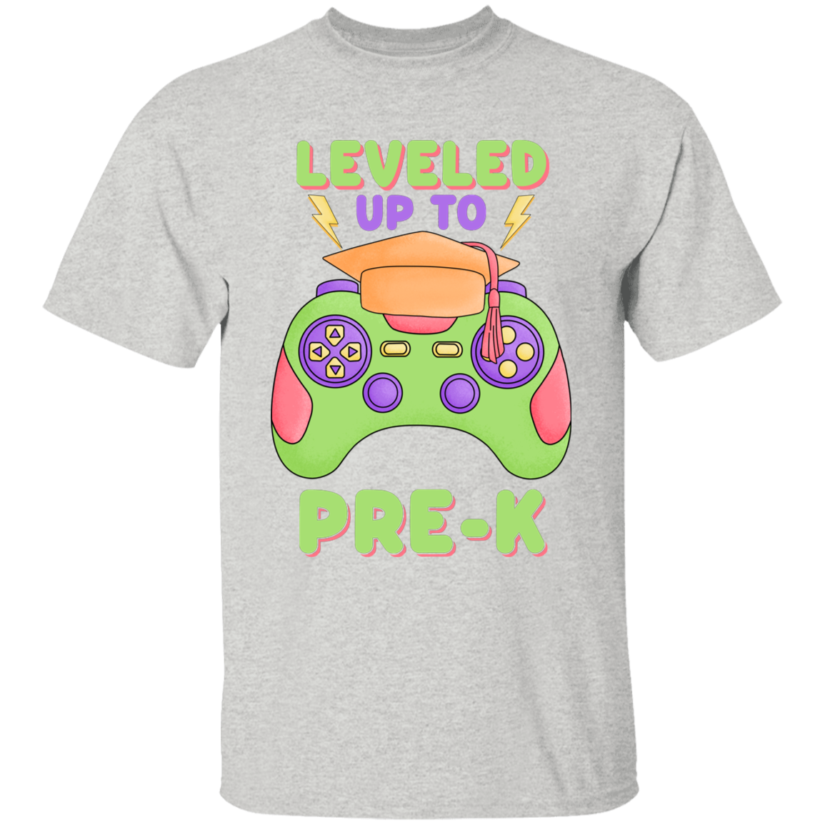 Level Up to Pre K Youth Cotton T-Shirt