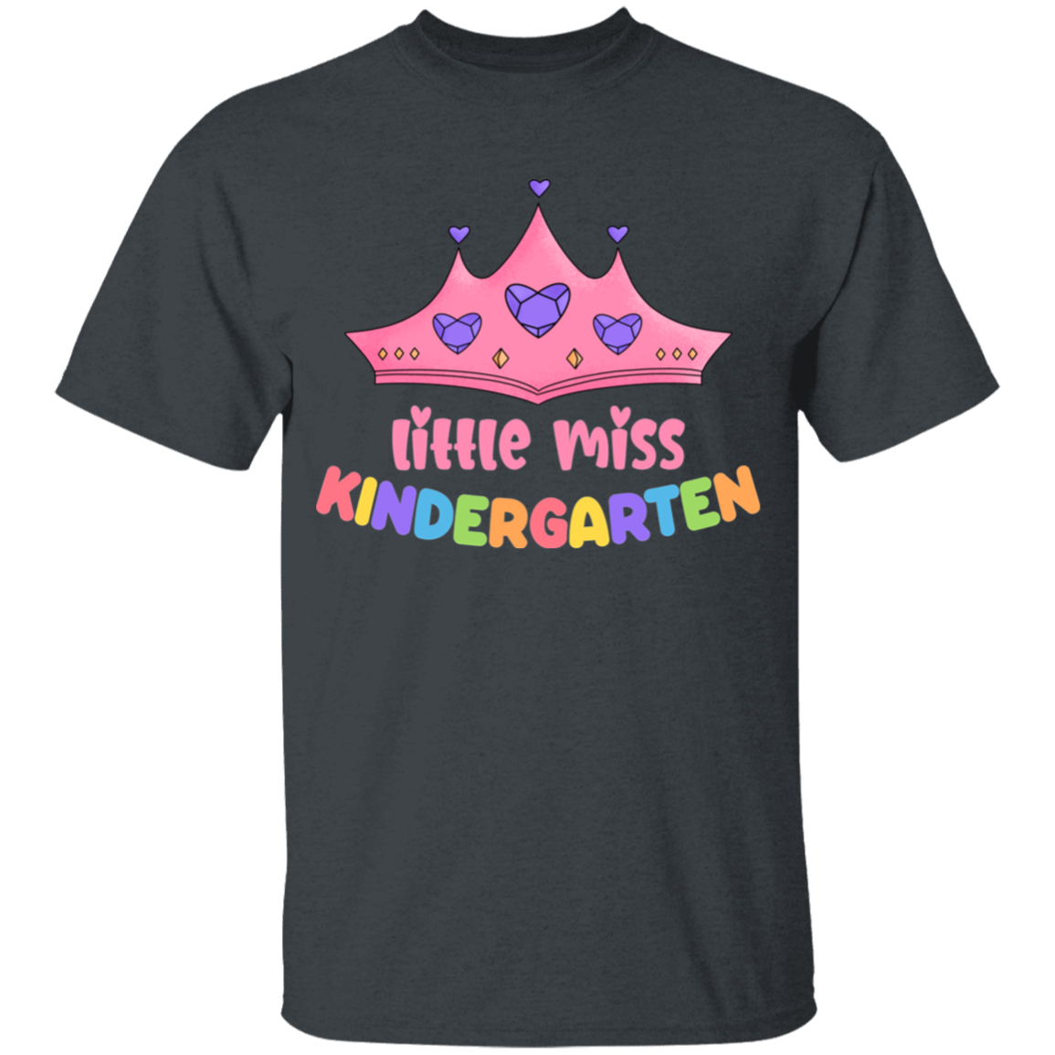 Little Miss Kindergarten Princess Youth Cotton T-Shirt