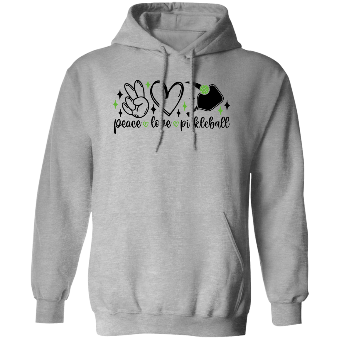 Peace Love Pickleball Pullover Hoodie