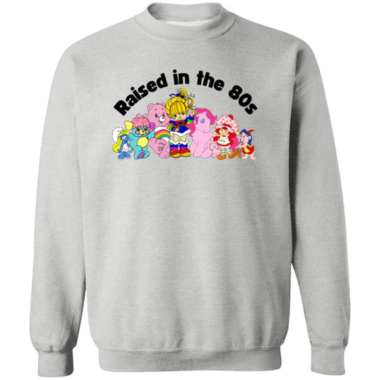 Raised in the 80s Crewneck Pullover Sweatshirt