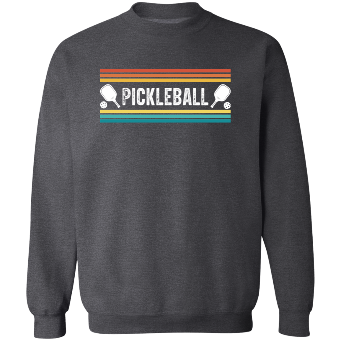 Pickleball Power Play Crewneck Pullover Sweatshirt
