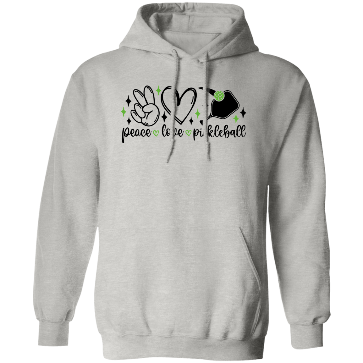 Peace Love Pickleball Pullover Hoodie