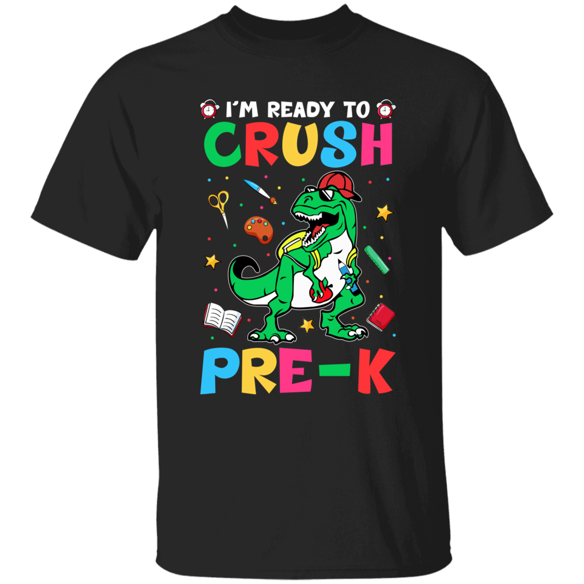 I'm Ready to Crush Pre K Dinosaur Youth Cotton T-Shirt