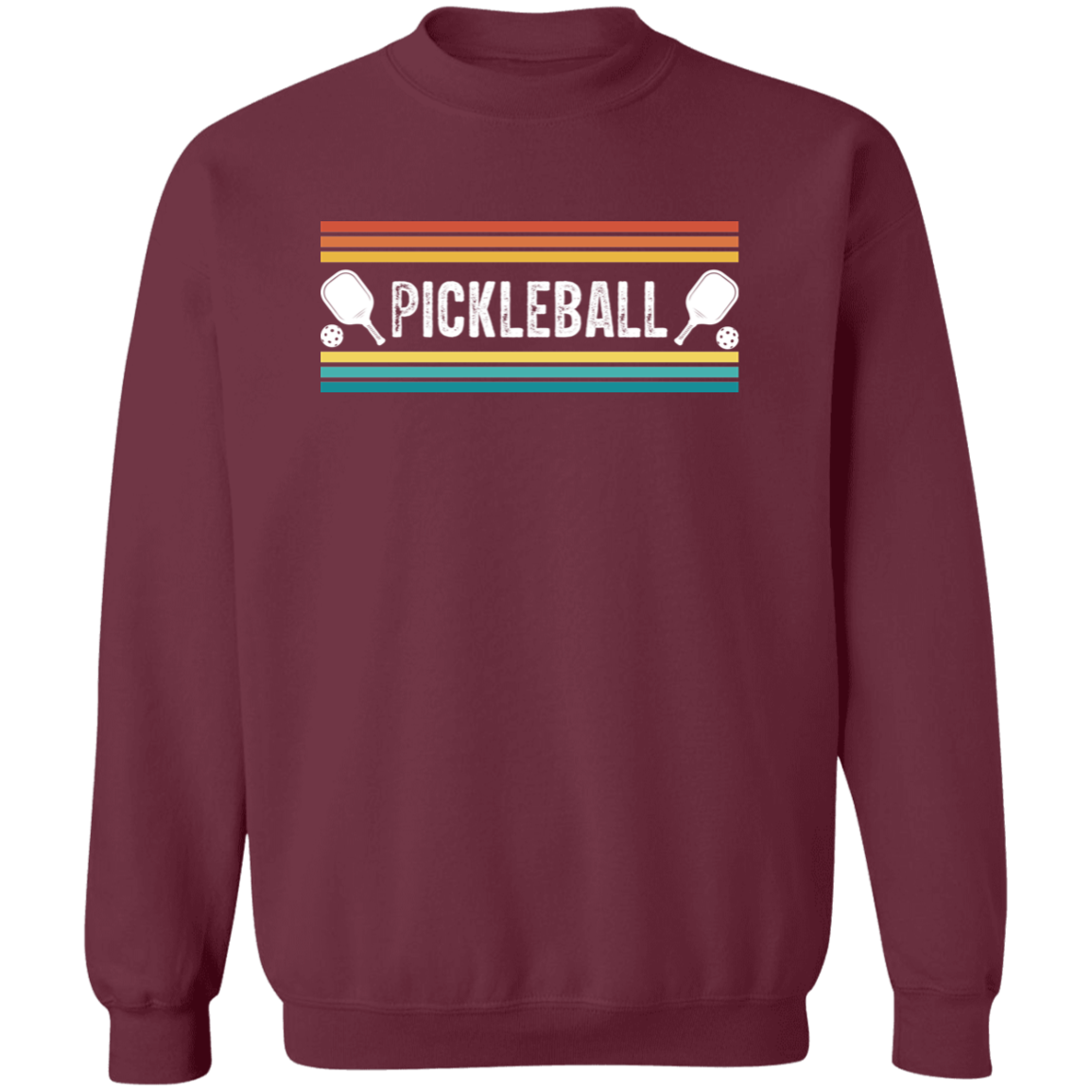 Pickleball Power Play Crewneck Pullover Sweatshirt