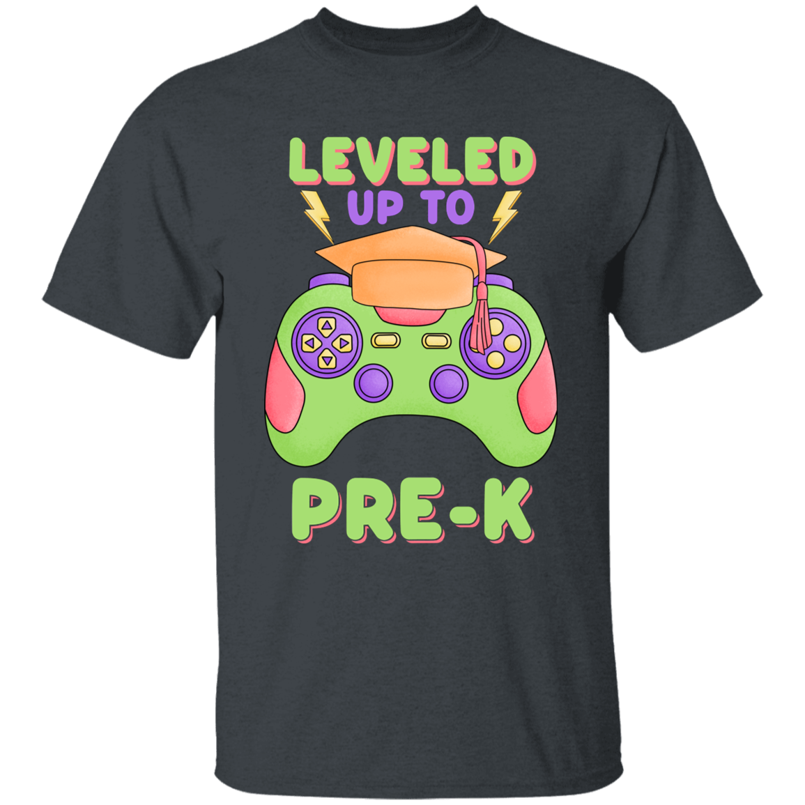 Level Up to Pre K Youth Cotton T-Shirt