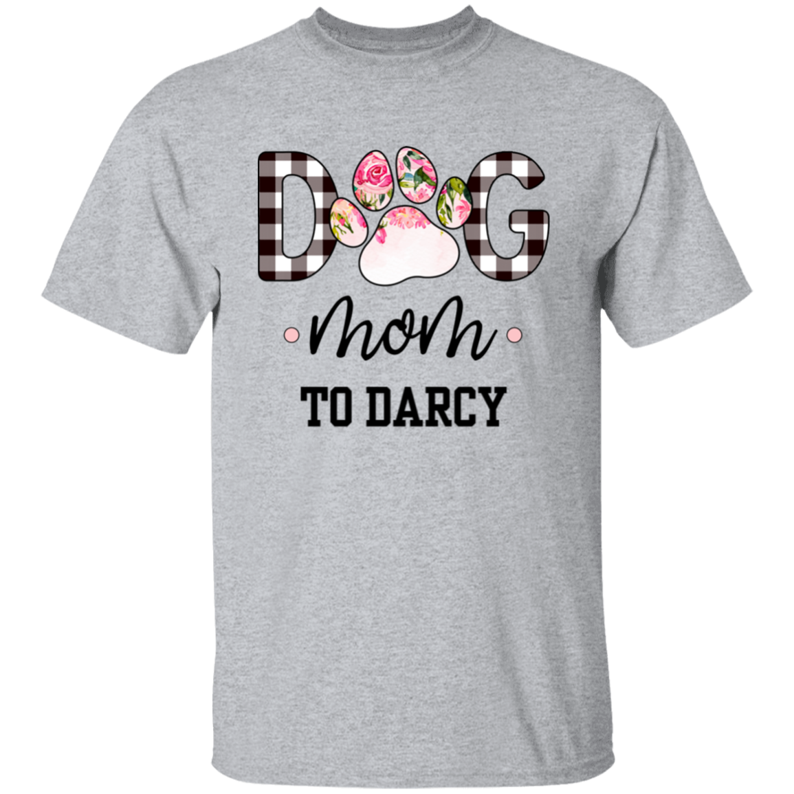 Personalized Dog Mom T-Shirt