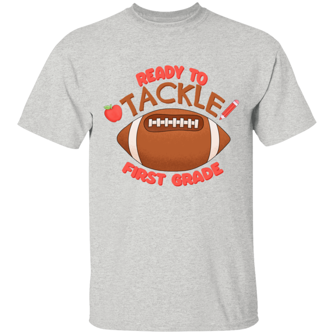 Ready to Tackle First Grade Youth Cotton T-Shirt