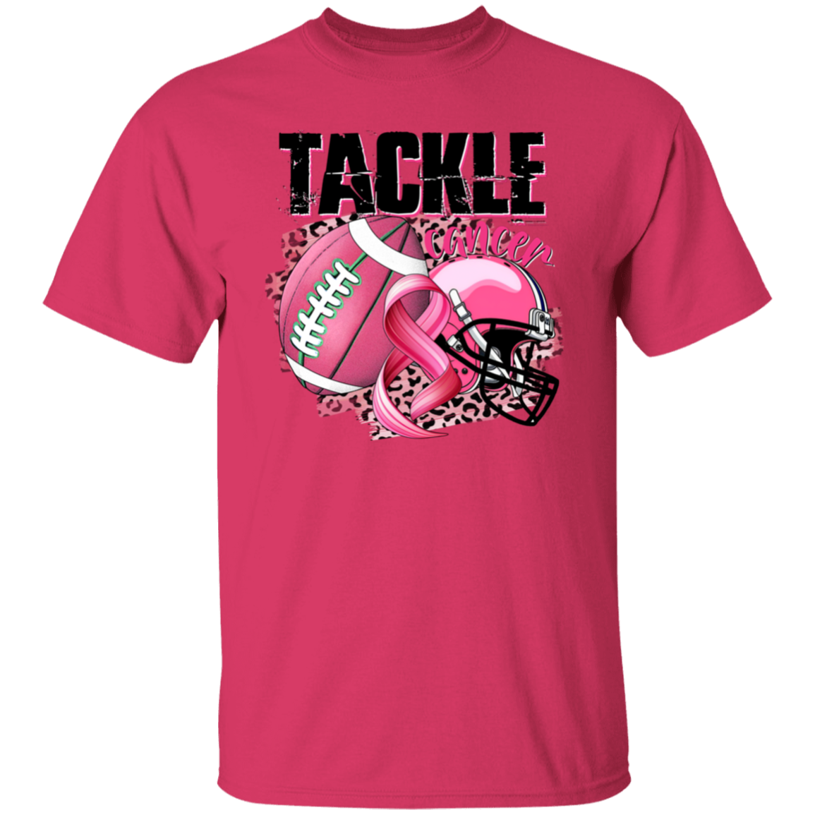 Tackle Cancer Breast Cancer Awareness T-Shirt