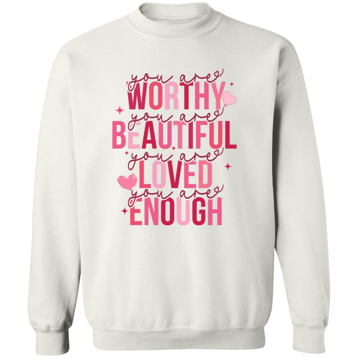 You are Worthy.... Crewneck Pullover Sweatshirt
