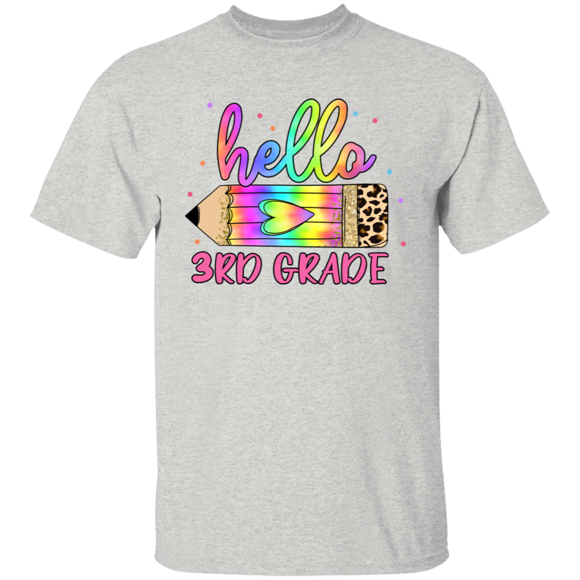 3rd Grade Youth 5.3 oz 100% Cotton T-Shirt