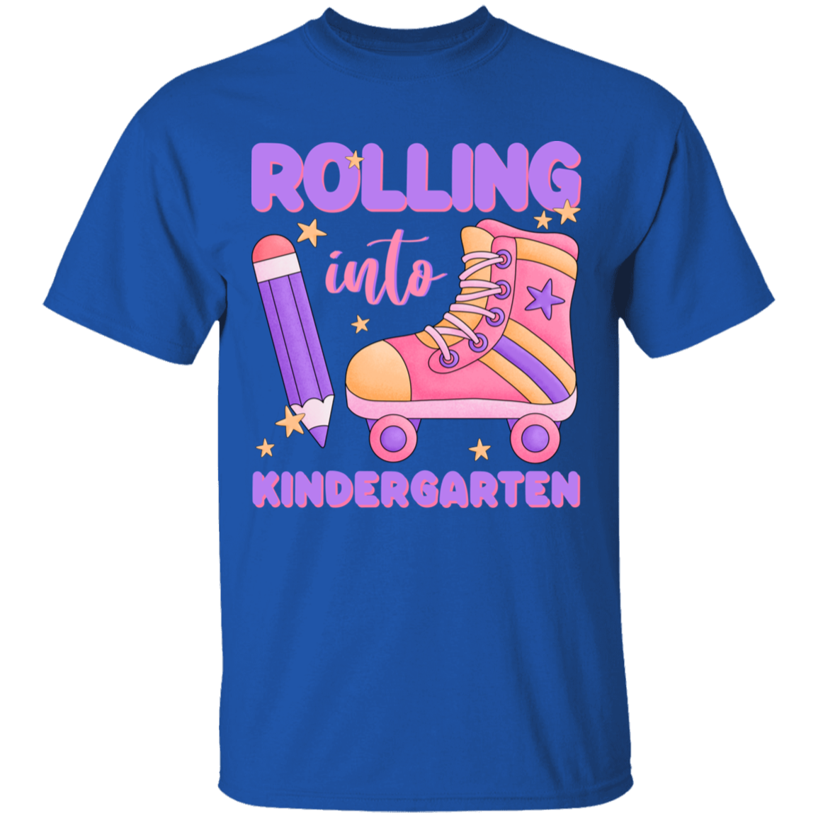 Rolling Into Kindergarten Youth Cotton T-Shirt