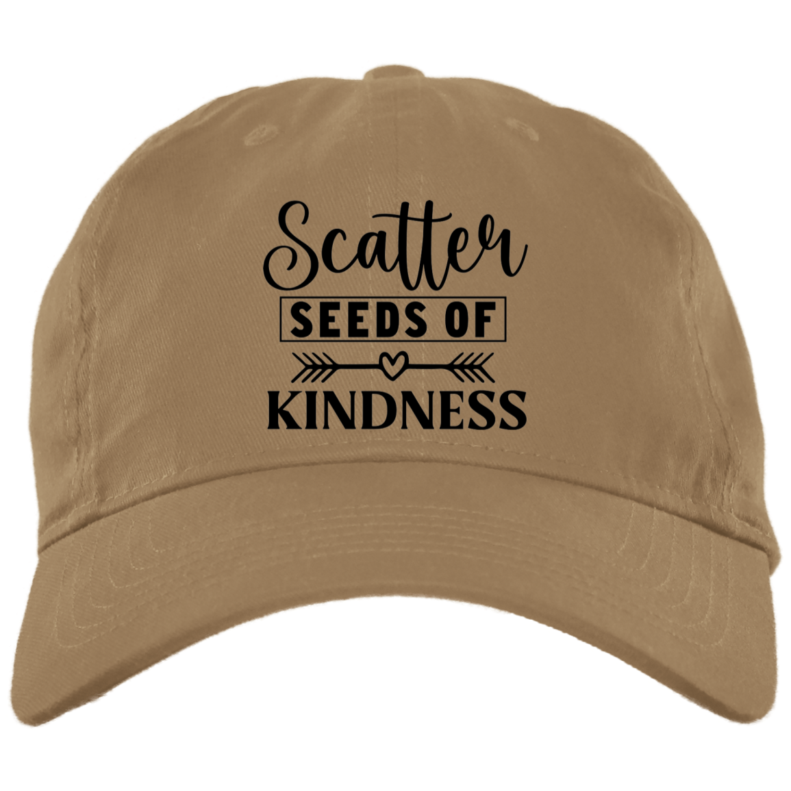 Scatter Seeds of Kindness Embroidered Brushed Twill Unstructured Dad Cap