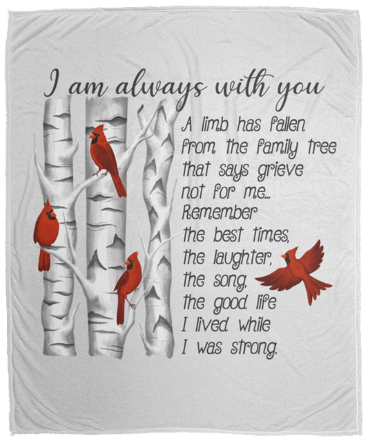 I Am Always With You Plush Fleece Blanket - 50x60