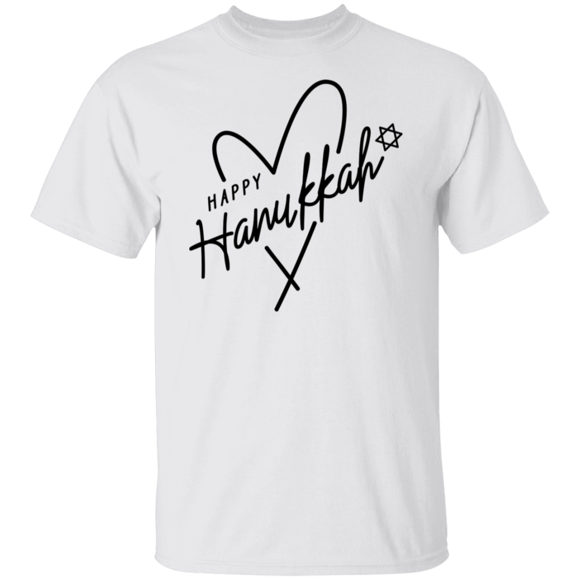 Hannukah Heart T-Shirt