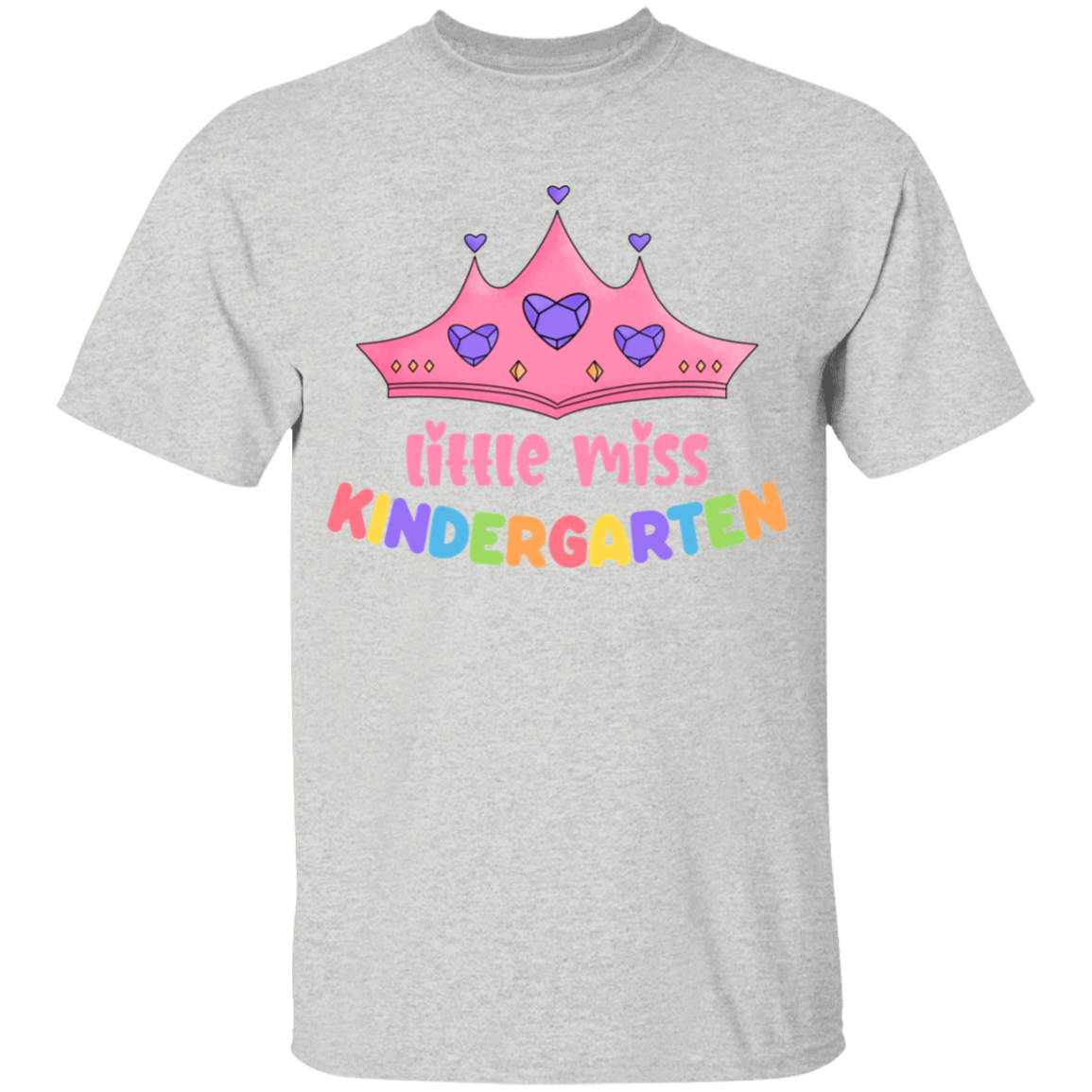 Little Miss Kindergarten Princess Youth Cotton T-Shirt