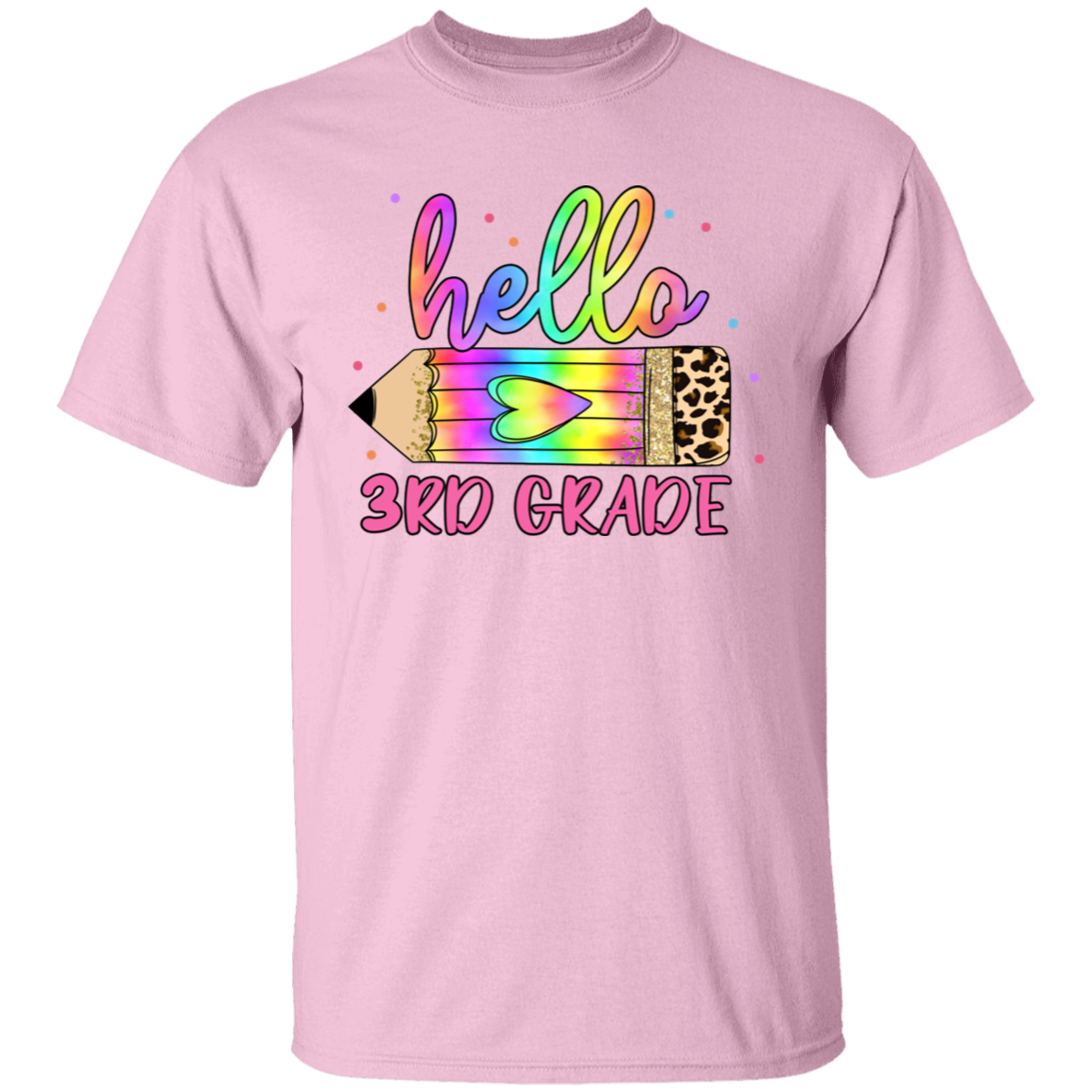 3rd Grade Youth 5.3 oz 100% Cotton T-Shirt