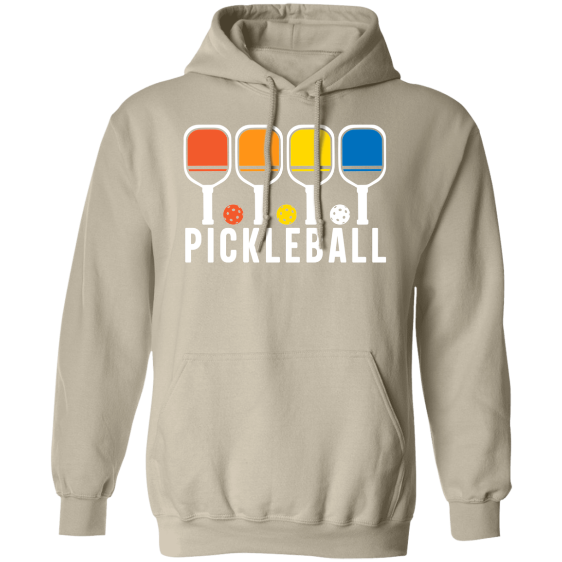 Pickleball Rainbows Pullover Hoodie