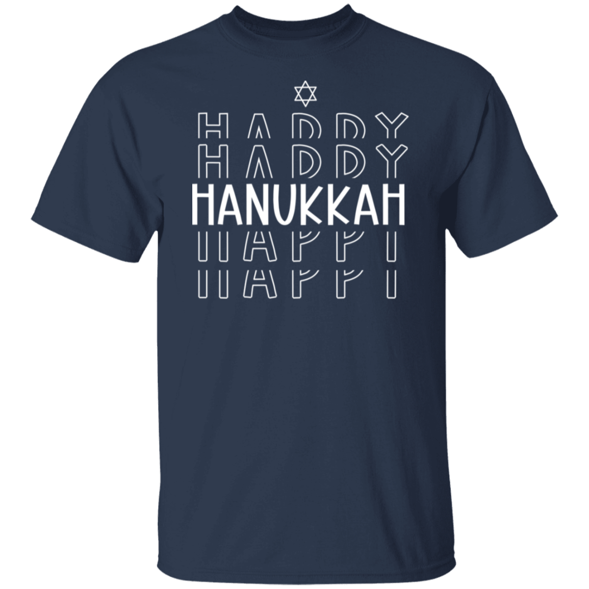 Happy Hanukkah 5.3 oz. T-Shirt