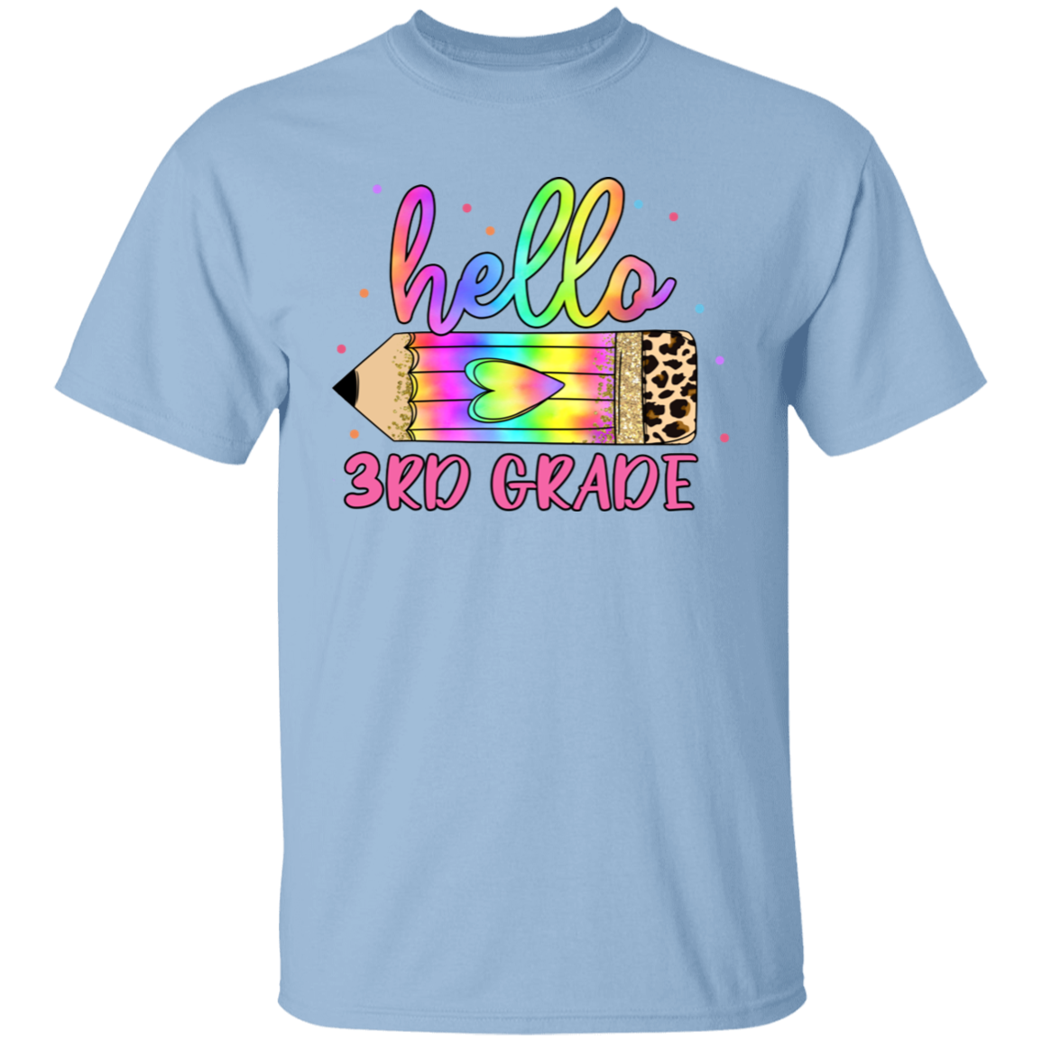 3rd Grade Youth 5.3 oz 100% Cotton T-Shirt