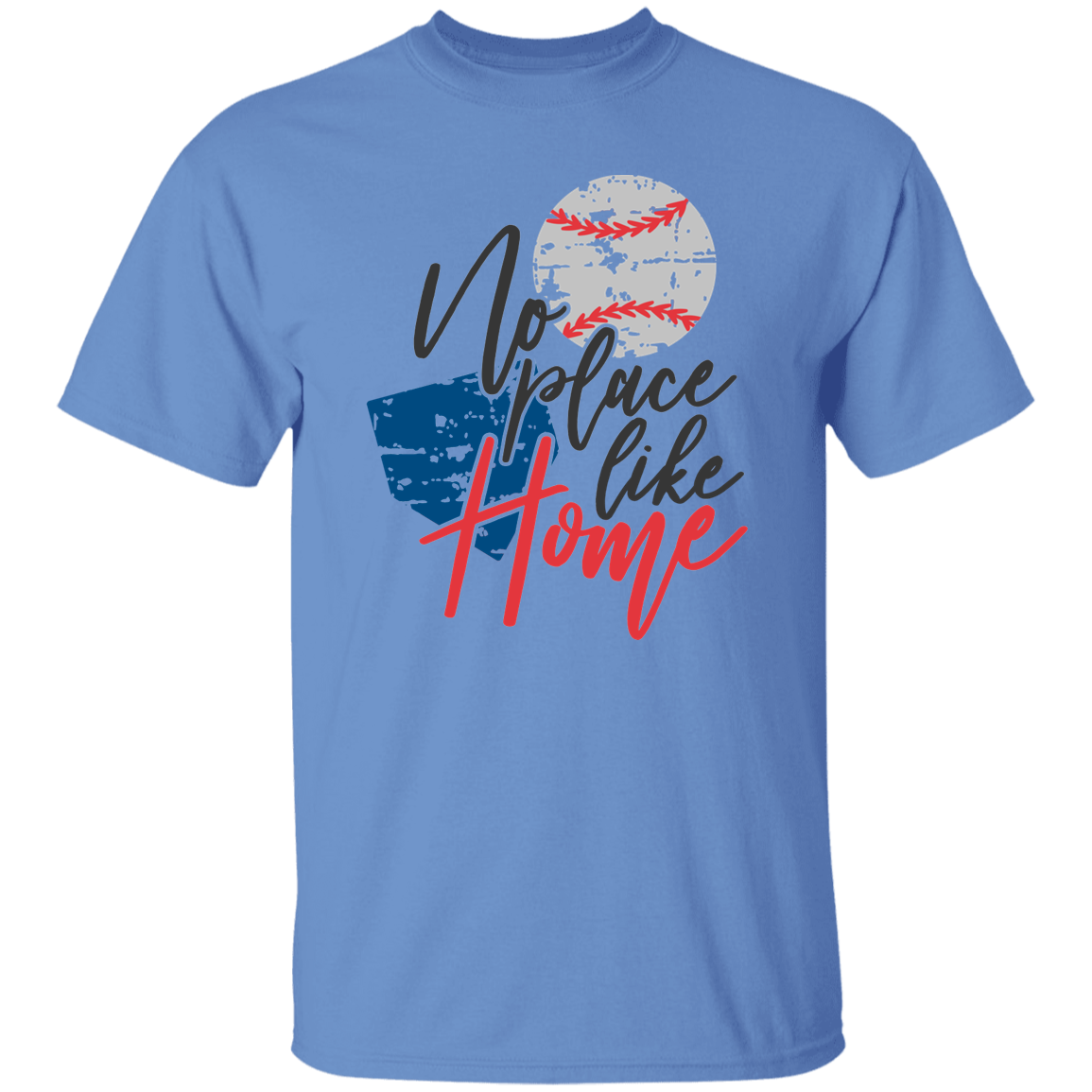 No Place Like Home Baseball 5.3 oz. T-Shirt