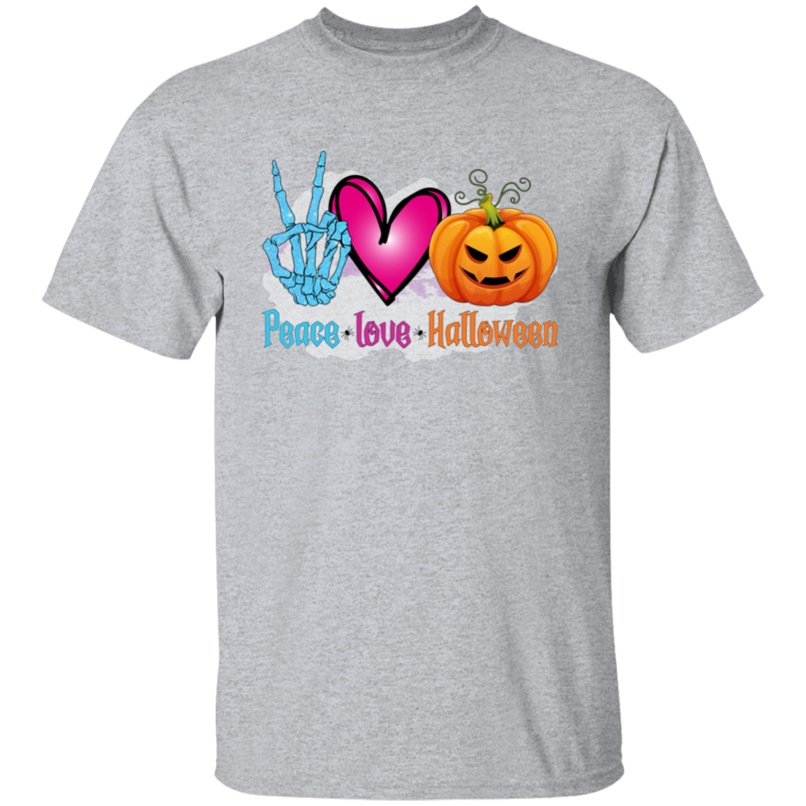 Peace Love Halloween T-Shirt