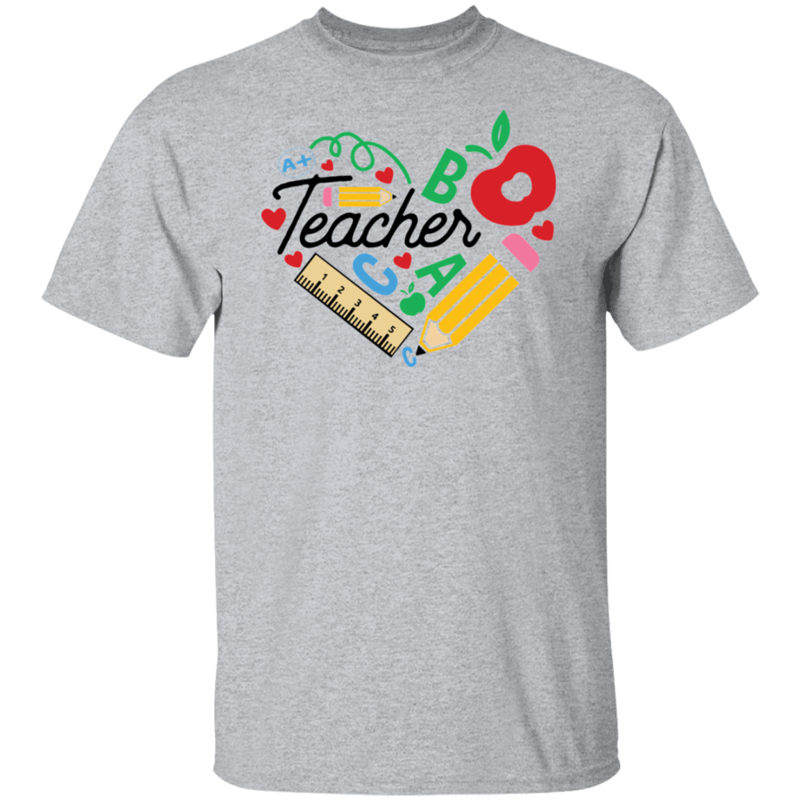 Teacher Heart T-Shirt