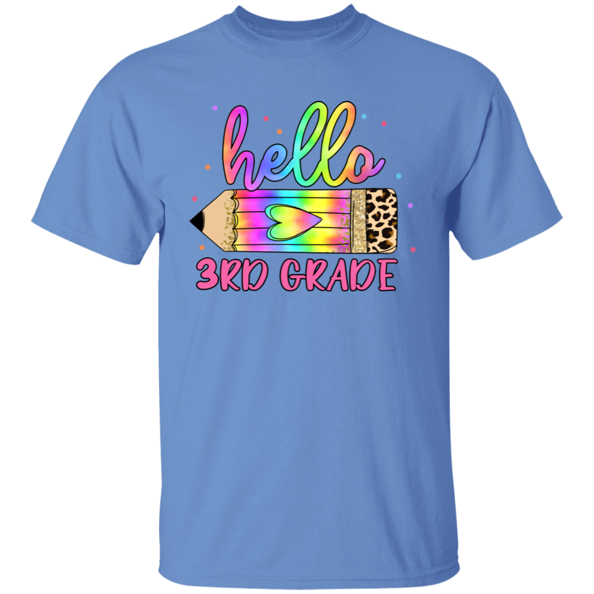 3rd Grade Youth 5.3 oz 100% Cotton T-Shirt